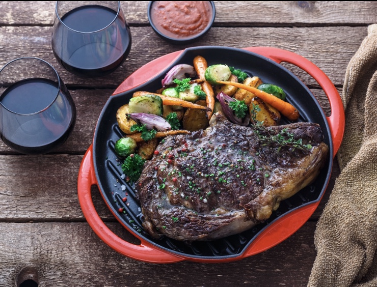 Ochsen- Steak mit Gemüse - MOHEM